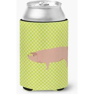 """" Caroline's Treasures American Landrace Pig Green Decorative kan kramme multicolor """"