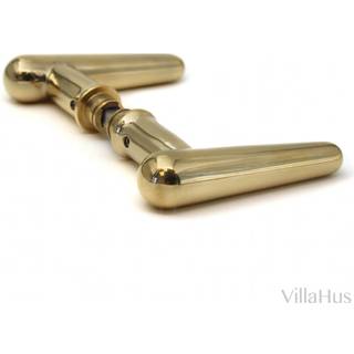 Kyner Beslag Dørgreb Torpedo Lille u/besætning Messing Poleret Uden lak