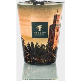 Baobab Collection Candlelight And Scents - 'Orientalist Koutoubia' candle, large, brown and green in Multicolor Glass & wax