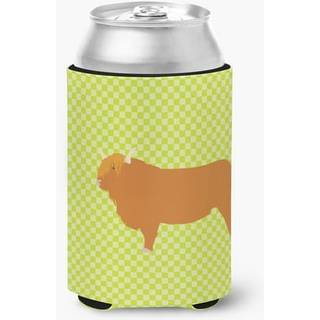 """" Caroline's Treasures Highland Cow Green Decorative kan hugger flerfarvet """"