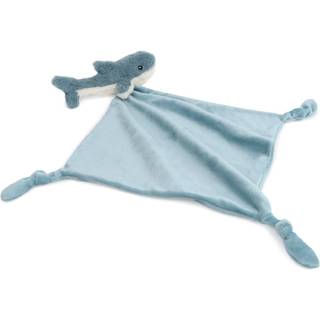 MON AMI Seaborn Shark Plys Lovey til babyer - 13,5 | Knyttet sikkerhedstppe til nyfdte