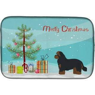 """" Caroline's Treasures CK3875DDM Shorkie #1 Christmas Tree Dish-Drying-Mats 14 X 21 Multicolor """"