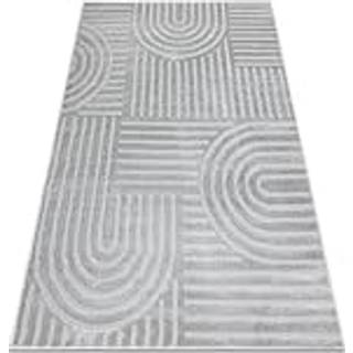 Tæppe BALANCE 1918 grå - Geometrisk, strukturelt, glamour 120x170 cm