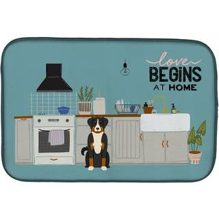 """" Caroline's Treasures CK7747DDM Appenzeller Sennenhund Kitchen Scene Dish-Drying-Mats 14 X 21 Multicolor """"