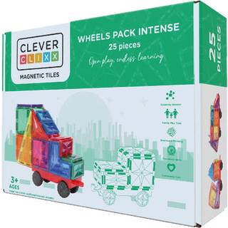 Cleverclixx - Magnetlegetøj - Wheels Pack - Intense 25