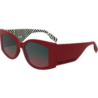 Karl Lagerfeld Kvinde KL6183S 600 Solbriller Bio-injekt Rød Firkantet Normal