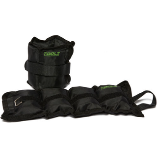 TOOLZ Wrist/Ankle Weight 3kg - 2pcs Weighted Cuffs - Black - black - nosize
