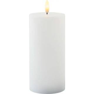 Julius LED bloklys 7,5x12,5 cm - hvid (På lager i varehus)