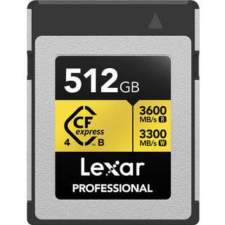 Lexar CFExpress Professional Type B 4.0 Gold - 3600MB/s 512 GB