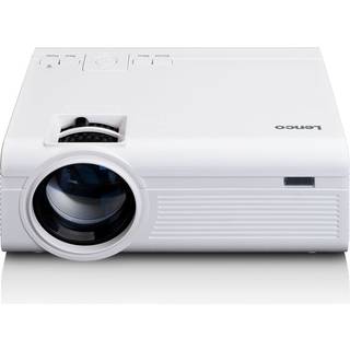 Lenco LCD-projektor m/ høj opløsning, understøtter Full HD 1080P-indhold, Hvid
