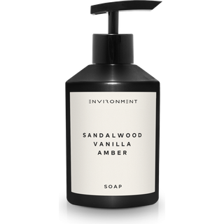 Miljø inspireret af 5-stjernede hoteller HCS Håndsæbe 300 ml Luksus Liquid Hand Soap (Sandalwood | Vanilla | Amber) Hjem Essentials Kitchen & Bad