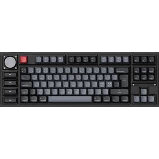 Keychron Q3 Pro QMK TKL Hotswap RGB Backlight ISO Knob Version - Carbon Black [