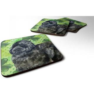"""" Caroline's Treasures Newfoundland St Patrick's Decorative Coasters Multicolor """"