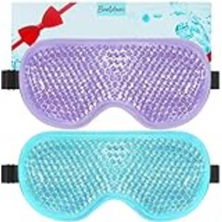 BeeVines Gel jenmaske 2-pak klende ismasker til hvede jne til mnd og kvinder Kold og varm kompres til postkirurgi Hvelse Allergi Bihuler og