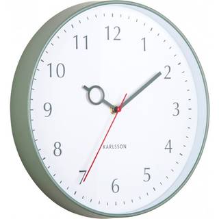 Karlsson Loupe Vægur KA5992GR - Unisex - 30 cm - Quartz