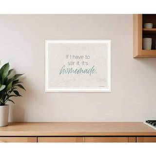 Det er hjemmelavet hvid indrammet printv?gskunst