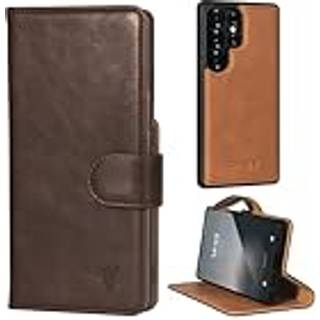 Galaxy S25 Ultra Detachable Wallet Case (Qi2/MagSafe Charging Compatible) - TORRO Signature / Dark Brown