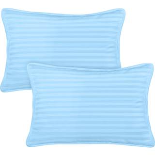 Utopia Bedding Toddler Pillow (lysebl? 2 pakke) 13x18 puder til sovende bl?d og ?ndbar bomuldsblanding Shell Small Kids Pillow Perfekt til sm?b?r