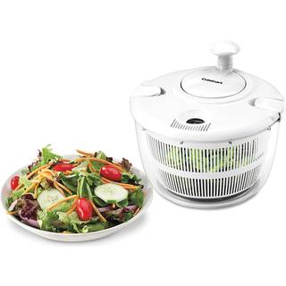 Cuisinart Stor salatspinner- Vask spin & tør salatgrøntsager Frugt og grøntsager 5QT CTG-00-SASW White
