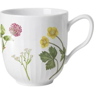 Kähler Hammershøi Summer Krus 33 Cl Wild Flowers - Kaffekopper Porcelæn Hvid - 693283