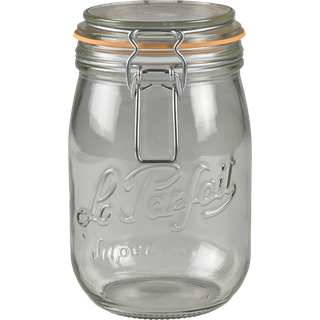 Henkogningsglas fra Le Parfait - Clear farve - Glas