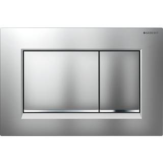 Geberit sigma30 betjeningsplade Krom/matkrom/krom