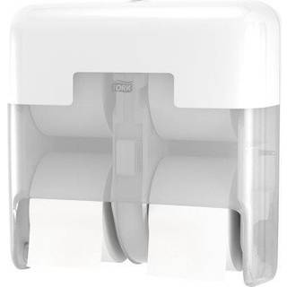 TORK Dispenser Toiletpapir T7 Hvid OptiServe 4 ruller uden hylse (558051)