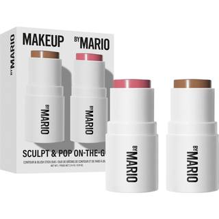 Makeup By Mario - Sculpt & Pop On The Go - Duo Med Minikontur Og -blush - Set Medium & Pale Petal - For Women