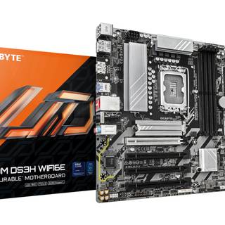 GIGABYTE B860M DS3H WIFI6E Motherboard - Intel Core Ultra Series CPUs, 5+1+2+1 Phases VRM, up to 9066MHz DDR5, 1xPCIe 5.0 + 1xPCIe 4.0 M.2, 2.5GbE LAN, WIFI 6E, USB 3.2 Gen 2