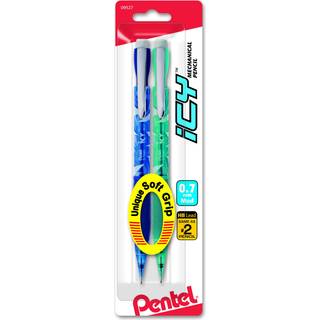 Pentel Icy Automatic Pencil 0,7 mm Assorterede t?nder Farve kan variere 2 pakning (Al27TBP2)