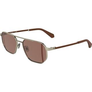 Calvin Klein Unisex CKJ25202S 718 Solbriller Metal Guld Firkantet Normal