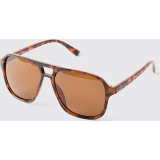 Mens Brown Tortoise Navigator Sunglasses