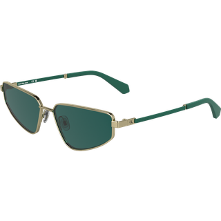 Calvin Klein Kvinde CKJ25200S 717 Solbriller Metal Guld Cat Eye Normal