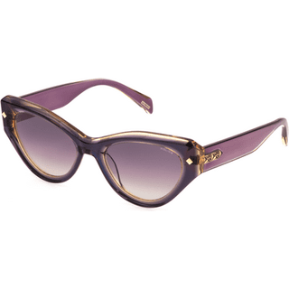 Police SPLP47 NEW DAWN 1 0VBC 54 Solbriller Kvinder Purple - Purple On Yellow - 54mm