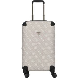 Guess Berta Maxi 4G Kuffert med 4 hjul beige/sort