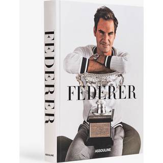 Assouline Coffee Table Books - 'Federer' in White Papaer, Cardboard, Cloth