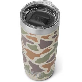 Yeti Rambler 10 Oz Tumbler Rustfrit st?l Vakuum isoleret med Magslider L?g Tan Camo
