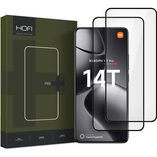 Xiaomi 14T/14T Pro Hofi Premium Pro+ Skærmbeskyttelse Hærdet Glas - 9H - 2 Stk. - Sort Kant