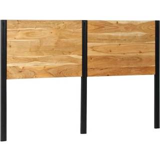 sengegavl 160 cm massivt akacietræ og jern