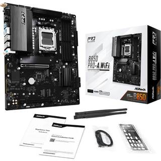 ASRock B850 Pro-A WiFi Bundkort - AMD B850 - AMD AM5 socket - DDR5 RAM - ATX