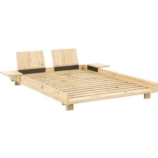Karup Design Social Bed (inkl. 2 ryglæn & 2 sideborde) - Clear Lacquered 101 140x200cm