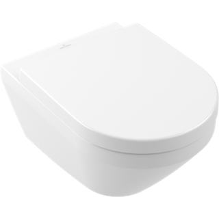 V&B Architectura 4694C+ hængeskål, inkl. toiletsæde med softclose. Hvid Alpin