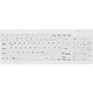 Cherry Active Key AK-C7012 - keyboard - compact hygiene fully sealed IP68 - QWERTY - Pan Nordic - white Input Device - Tastatur - Nordisk - Hvid