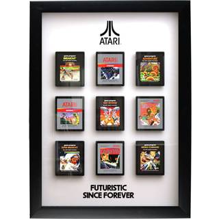 ThumbsUp Officiel Atari 3D-vægkunst - Cartridge Collection