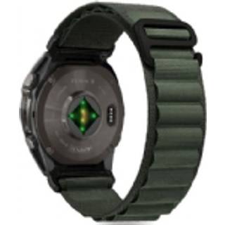 Universal Garmin 22mm QuickFit Tech-Protect Nylon Pro Rem - Mørkegrøn