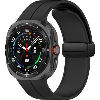 Urrem med magnetisk spænde, Samsung Watch Ultra 24mm Sort
