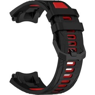 Silikonearmbånd til Amazfit T-REX 3 - Svart/Rød