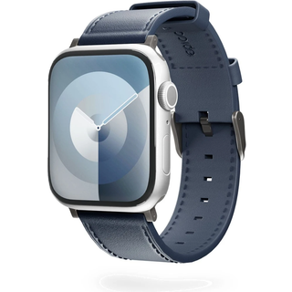 Apple Watch (38/40/SE/41/42mm) - Epico Ægte Læder Rem - Blå