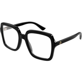Gucci Kvinde GG1318O 001 Optiske stel Acetat Sort Firkantet