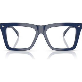 Michael Kors Mand MK4128U AUGUSTA 4009 Optiske stel Acetat Blå Transparent Firkantet Normal